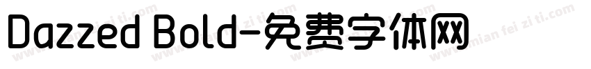 Dazzed Bold字体转换